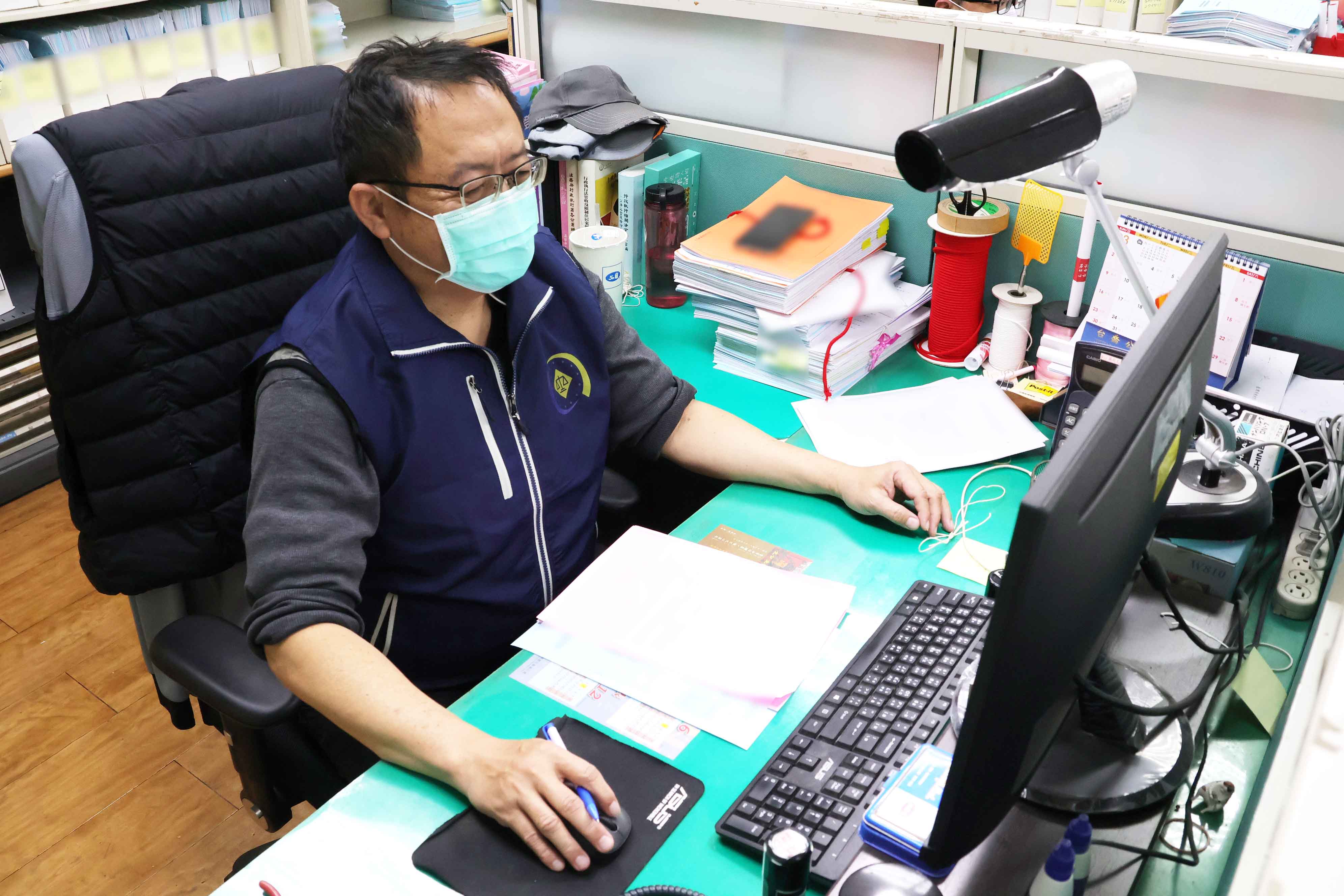 執行同仁依法嚴正執行案件示意照片